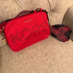Michael Kors Bright Red Crossbody
